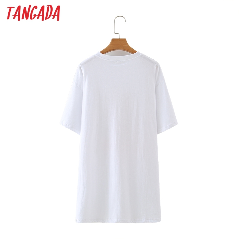 Women Floral Print White T Short Sleeve O Neck Tees Ladies Tee Shirt High Street Top 2M133 210416