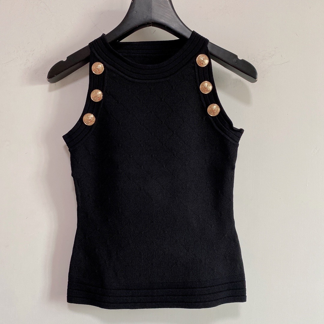 2021 Sleeveless O Neck Panelled Fashion Milan Runway T-Shirt Designer T-Shirt Brand Same Style T-Shirt 0512-7, White
2021 Sleeveless O Neck Panelled Fashion Milan Runway T-Shirt Designer T-Shirt Brand Same Style T-Shirt 0512-7, White
