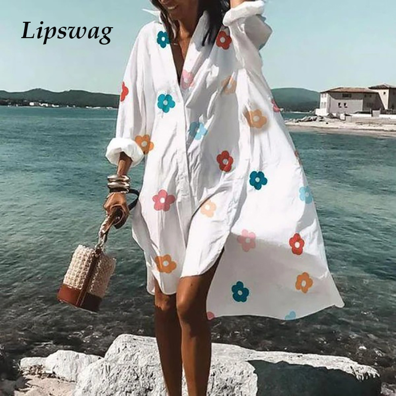 Sexy Women V Neck Shirt Dress Summer Autumn Floral Print Bohemian Dress Casual Long Sleeve Loose Beach Femme Dress Vestidos 5XL, Feather white
Sexy Women V Neck Shirt Dress Summer Autumn Floral Print Bohemian Dress Casual Long Sleeve Loose Beach Femme Dress Vestidos 5XL, Feather white