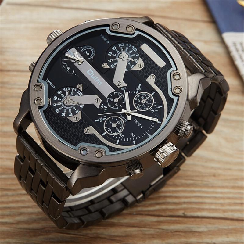 Oulm Large Big Watches Men Unique Designer Quartz Watch Male Heavy Stainless Steel Strap Wrist Mens Wristwatches, 3548gold
Oulm Large Big Watches Men Unique Designer Quartz Watch Male Heavy Stainless Steel Strap Wrist Mens Wristwatches, 3548gold