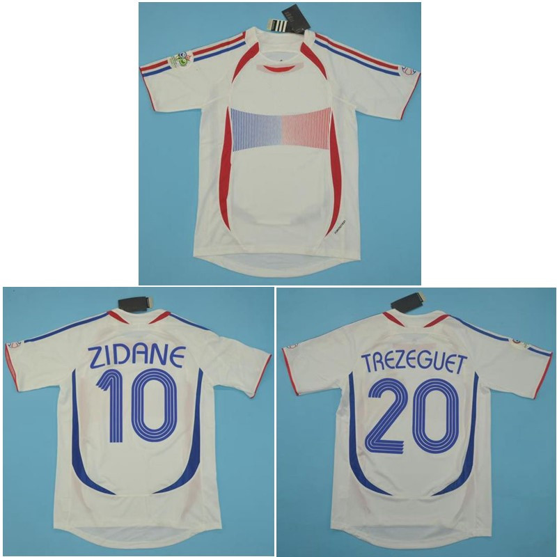 Top 2006 World Cup FRANCE Retro Jersey ZIDANE Soccer Jerseys HENRY Vintage classical Football Shirt PIRES maillot de foot, France2006away
Top 2006 World Cup FRANCE Retro Jersey ZIDANE Soccer Jerseys HENRY Vintage classical Football Shirt PIRES maillot de foot, France2006away