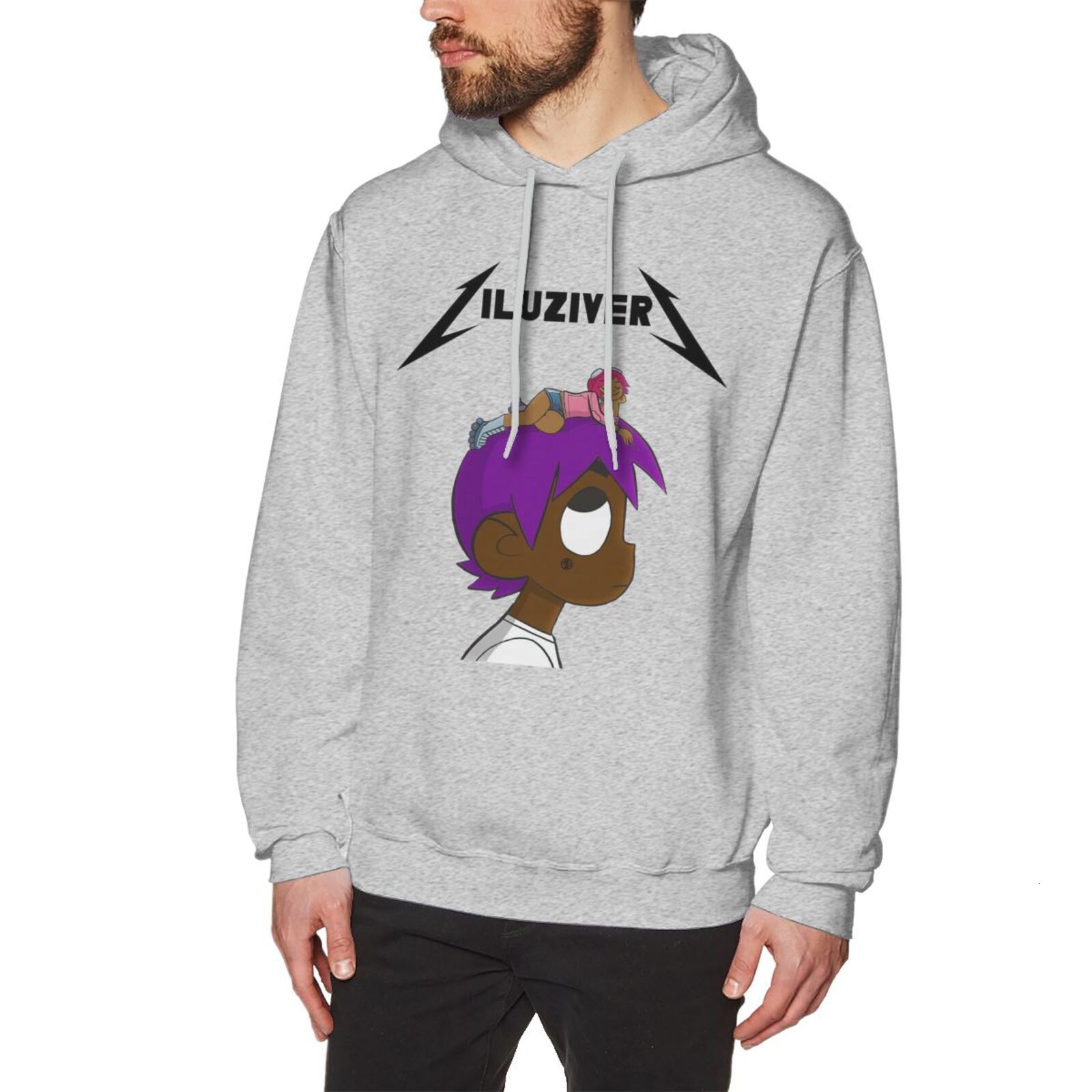 LIL UZI VERT Men Hoodies Sweatshirts Casual Cotton Comfortable Hooded Pullover Long Sleeve Streetwear Classic Design Novelty Clothing, Black
LIL UZI VERT Men Hoodies Sweatshirts Casual Cotton Comfortable Hooded Pullover Long Sleeve Streetwear Classic Design Novelty Clothing, Black