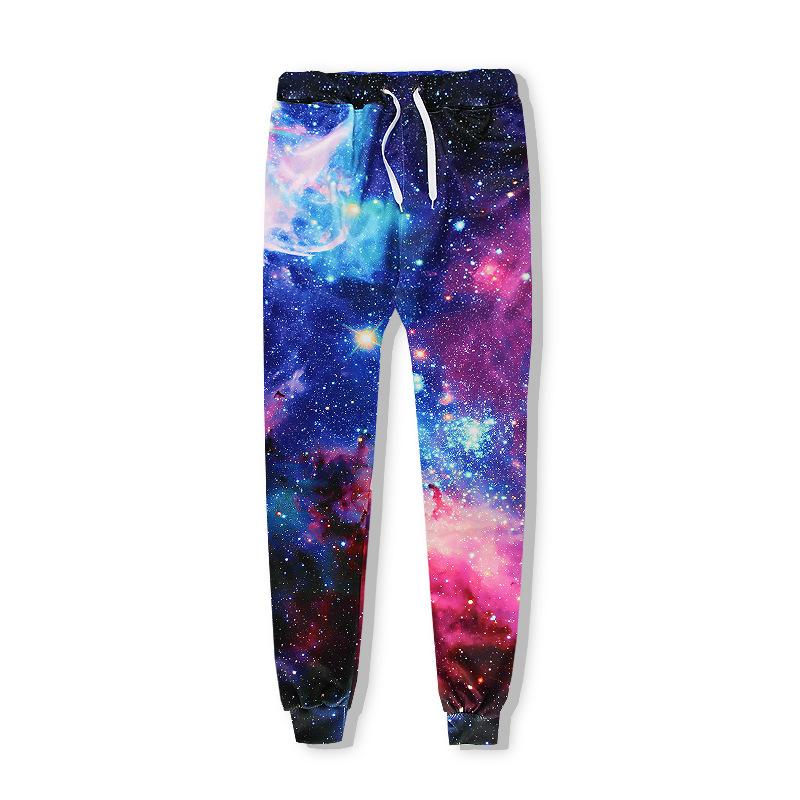 Space Galaxy Print Sport Jogging Pants Men Hipster Hip Hop Streetwear Joggers Sweatpants Harajuku Casual Sports Trousers Men's