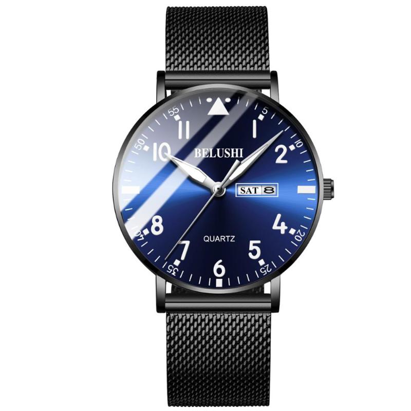 Wristwatches Belushi Model Watch Men Business Casual Quartz Watches Waterproof Luminous Male Clock Date Week Display Fashion Men's, Leatherblackblue
Wristwatches Belushi Model Watch Men Business Casual Quartz Watches Waterproof Luminous Male Clock Date Week Display Fashion Men's, Leatherblackblue