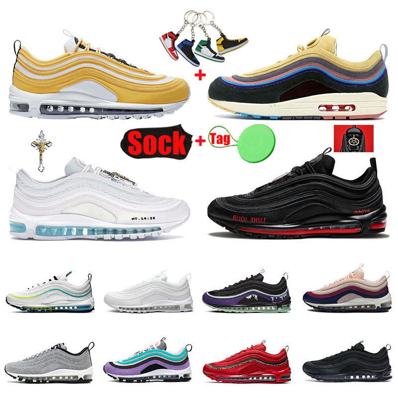 Max 97s High quality Mschf Lil Nas x Satan Luke inri jesus Running shoes off UNDEFEATED Outdoor Arrival Sports Sneakers Sean Wotherspoon Triple White Men Women, A21 36-45 silver bullet
Max 97s High quality Mschf Lil Nas x Satan Luke inri jesus Running shoes off UNDEFEATED Outdoor Arrival Sports Sneakers Sean Wotherspoon Triple White Men Women, A21 36-45 silver bullet