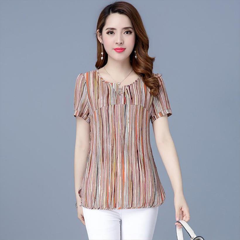 spring summer style chiffon women blouses casual striped yellow green short sleeve blusas df2641, White
spring summer style chiffon women blouses casual striped yellow green short sleeve blusas df2641, White