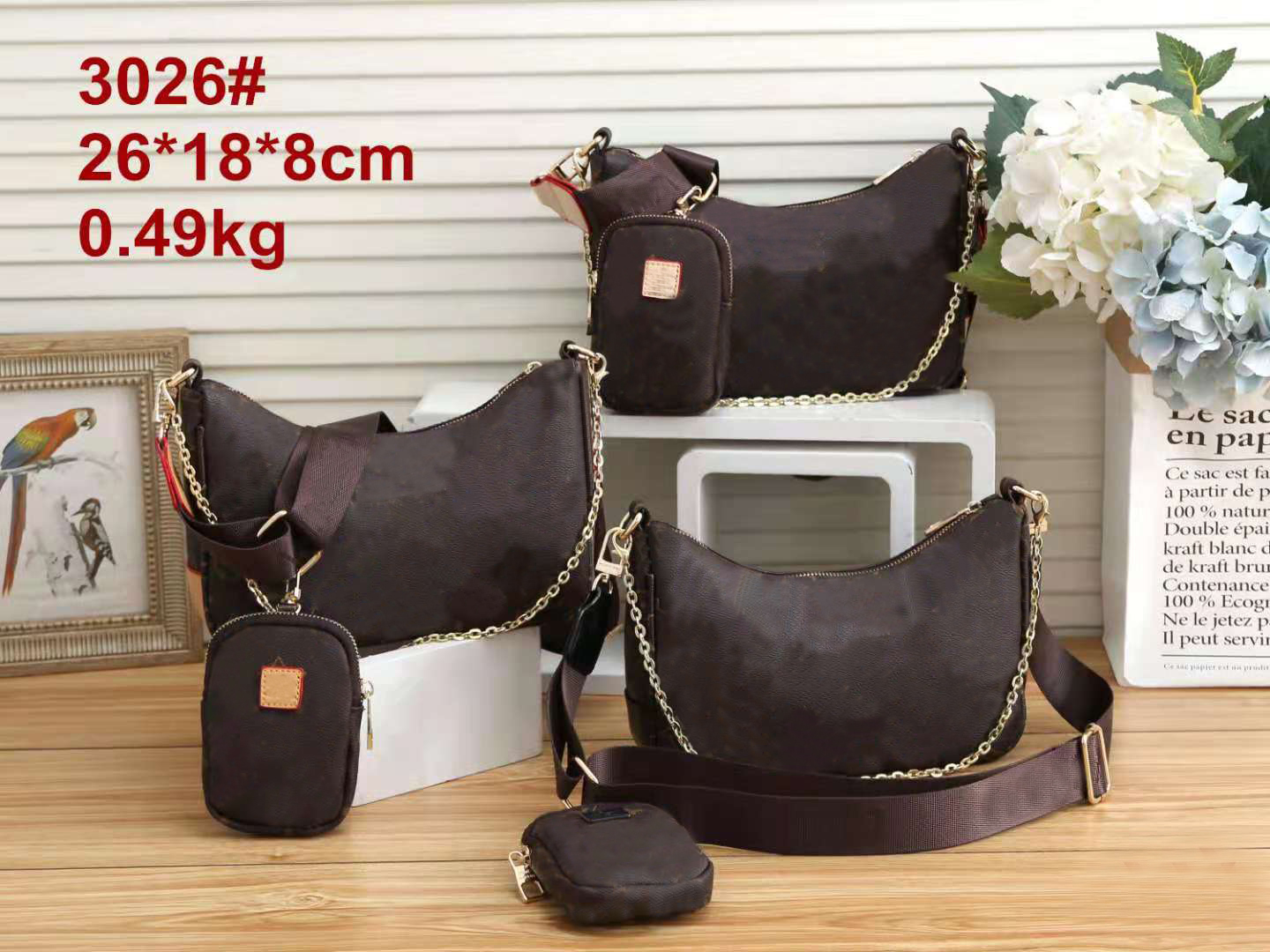 2pcs/set high qulity classic Designer bag womens handbags flower ladies composite tote PU leather clutch shoulder purses 2021, Customize
2pcs/set high qulity classic Designer bag womens handbags flower ladies composite tote PU leather clutch shoulder purses 2021, Customize
