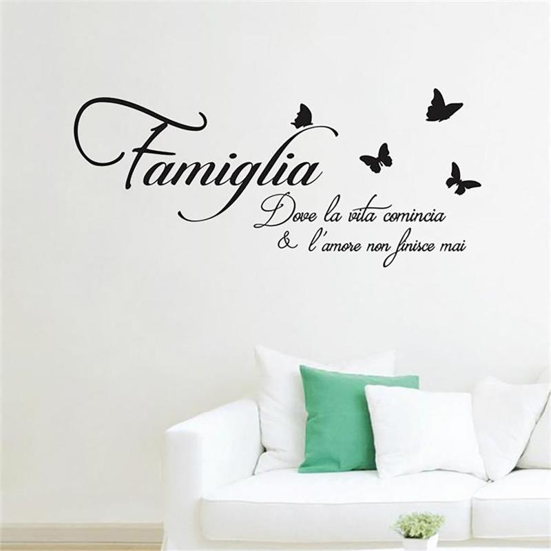 Wall Stickers English Proverbs Butterfly Family Letters Print Wallpaper Decor Decals Living Room Bedroom Modern Home Decoration
Wall Stickers English Proverbs Butterfly Family Letters Print Wallpaper Decor Decals Living Room Bedroom Modern Home Decoration