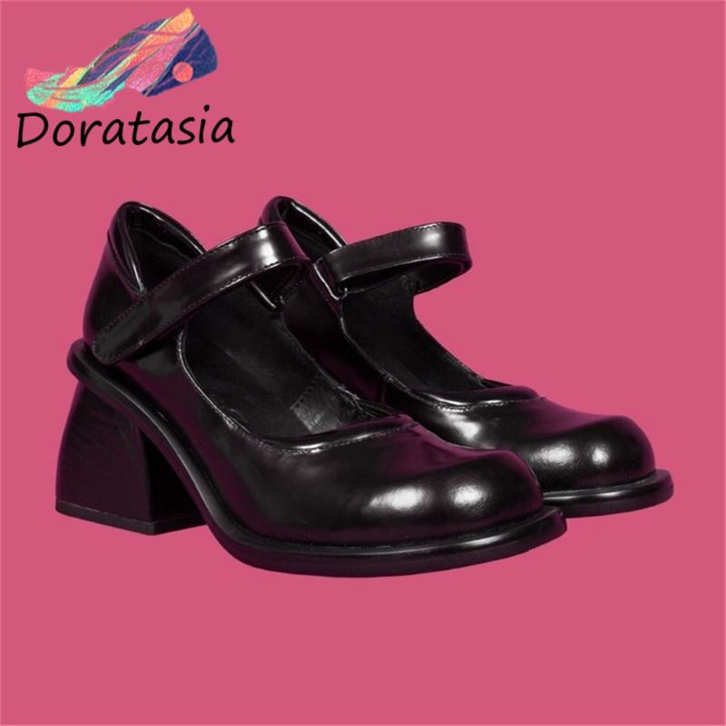 Dress Shoes DORATASIA Arrival Ladies Pumps Hook Loop Cosplay Retro Marry Janes Women Chunky Platform Trendy Woman, Black
Dress Shoes DORATASIA Arrival Ladies Pumps Hook Loop Cosplay Retro Marry Janes Women Chunky Platform Trendy Woman, Black