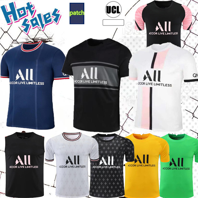 MESSI 30 MBAPPE HAKIMI SERGIO RAMOS WIJNALDUM soccer jersey 21 22 Maillots football shirt 2021 2022 MARQUINHOS men + kids kit uniform psgenf, Black;yellow
MESSI 30 MBAPPE HAKIMI SERGIO RAMOS WIJNALDUM soccer jersey 21 22 Maillots football shirt 2021 2022 MARQUINHOS men + kids kit uniform psgenf, Black;yellow