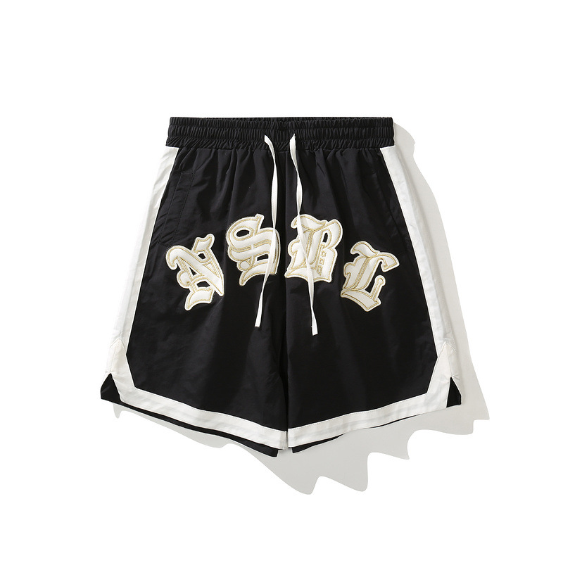 Embroidery splice colors Shorts retro sports pants men's trend hip hop color changing drawstring basketball short, Black
Embroidery splice colors Shorts retro sports pants men's trend hip hop color changing drawstring basketball short, Black