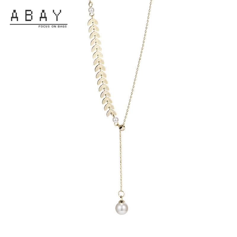 Earrings & Necklace Women Pearl Wheat Ear Bracelet 2021 Style Simple Versatile Cool Wind Minority Design Sense Suit Woman, As pic
Earrings & Necklace Women Pearl Wheat Ear Bracelet 2021 Style Simple Versatile Cool Wind Minority Design Sense Suit Woman, As pic