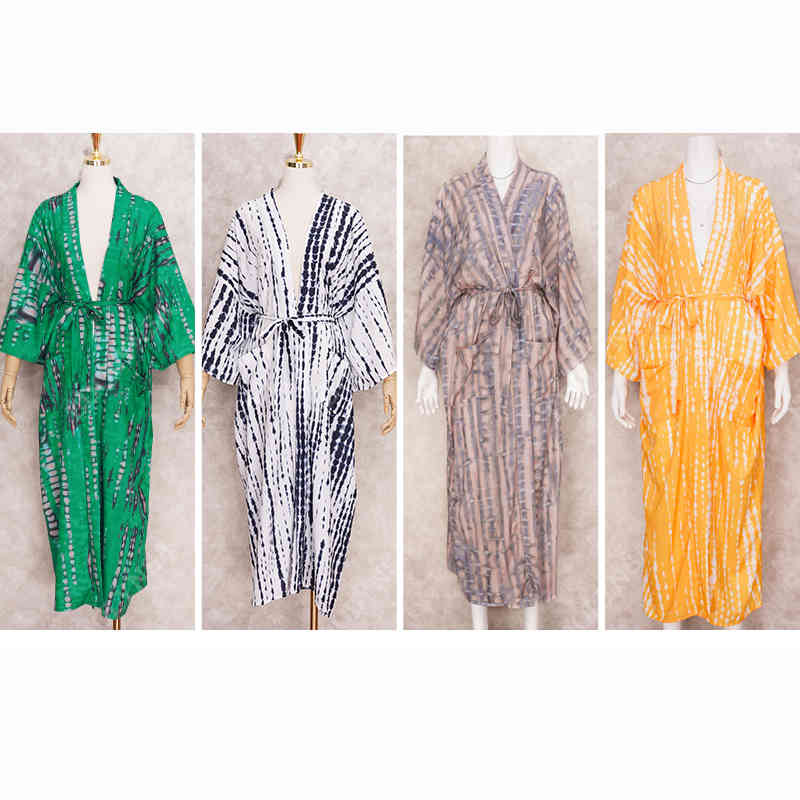Sexy Bikini Cover-ups Boho Printed Fringed Long Kimono Carfigan Tunic Women Plus Size Beach Wear Swim Suit Cover Up A751 210420