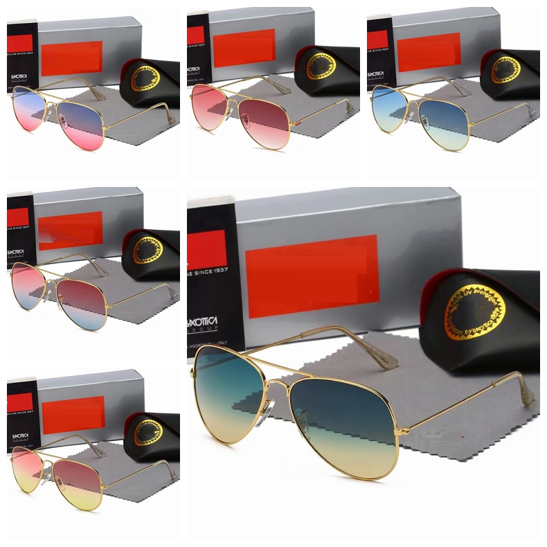 Bland luxury designer Aviator pilot classic sunglasses With logo Top quality for Men Women Fashion sun glass ocean sea UV400 3025 Original Box and Case
Bland luxury designer Aviator pilot classic sunglasses With logo Top quality for Men Women Fashion sun glass ocean sea UV400 3025 Original Box and Case