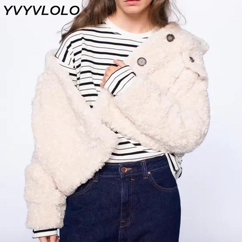 Women's Fur & Faux YVYVLOLO 2021 Woolen Coat White Long Section Fleece Sleeve Warm Winter Female Coats Outerwear, Black
Women's Fur & Faux YVYVLOLO 2021 Woolen Coat White Long Section Fleece Sleeve Warm Winter Female Coats Outerwear, Black