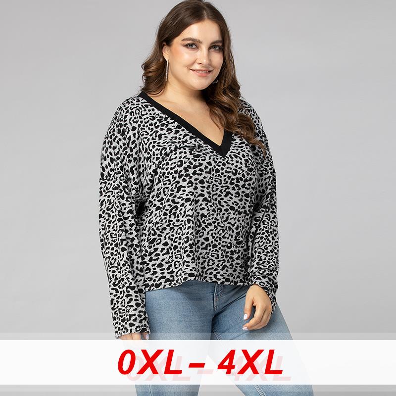 Women's Blouses & Shirts Blouse Leopard Print V-neck Pullover Female Plus Size Long Sleeve Spring Vintage Large Shirt Casual Tops, White
Women's Blouses & Shirts Blouse Leopard Print V-neck Pullover Female Plus Size Long Sleeve Spring Vintage Large Shirt Casual Tops, White