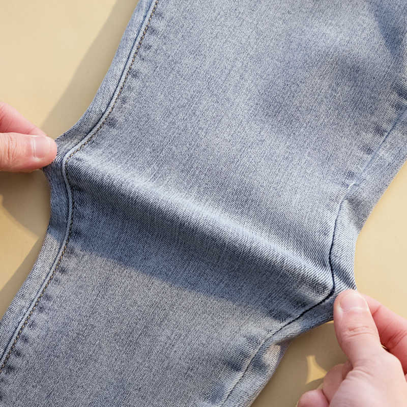 Women's Black Jeans Stretch High Waist Skinny Denim Pants Plus Size Female Vintage Washed Pencil Mom Cowboy Trouser 210922