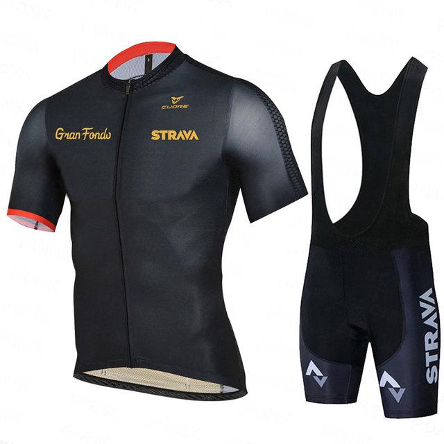 Racing Sets STRAVA Mens Breathable Zipper Cycling Jersey Apparel Quick Fit Sportswear Race Bike MTB Ropa Ciclismo Bicycle Unifor, Black;blue
Racing Sets STRAVA Mens Breathable Zipper Cycling Jersey Apparel Quick Fit Sportswear Race Bike MTB Ropa Ciclismo Bicycle Unifor, Black;blue