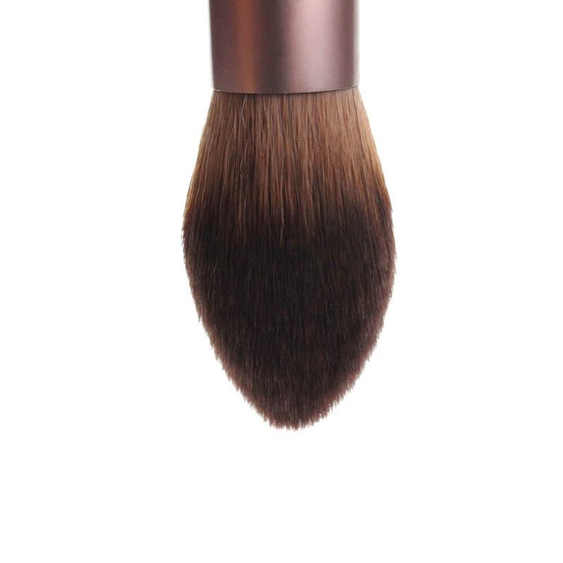 Makeup Brushes Wooden Handle Flame Brush, Highlight Brightening Loose Powder Beauty And Skin Care Tools