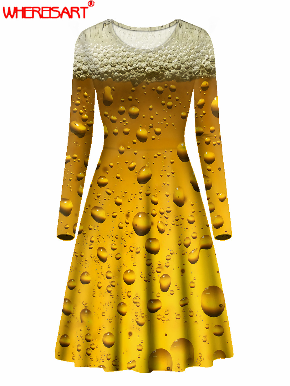 WHEREISART Beer Up 3D Printed Plus Size Long Sleeve Dress Elegant Retro Dresses Women O-neck Autumn High Elastic Dresses Vintage, Custom-x5
WHEREISART Beer Up 3D Printed Plus Size Long Sleeve Dress Elegant Retro Dresses Women O-neck Autumn High Elastic Dresses Vintage, Custom-x5