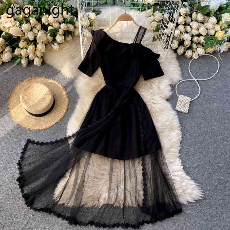 Gaganight Sexy Square Collar Off Shoulder Bodycon Dress Women Summer Single Strap Midi Dresses Club Party Black Mesh Dress 210519
Gaganight Sexy Square Collar Off Shoulder Bodycon Dress Women Summer Single Strap Midi Dresses Club Party Black Mesh Dress 210519