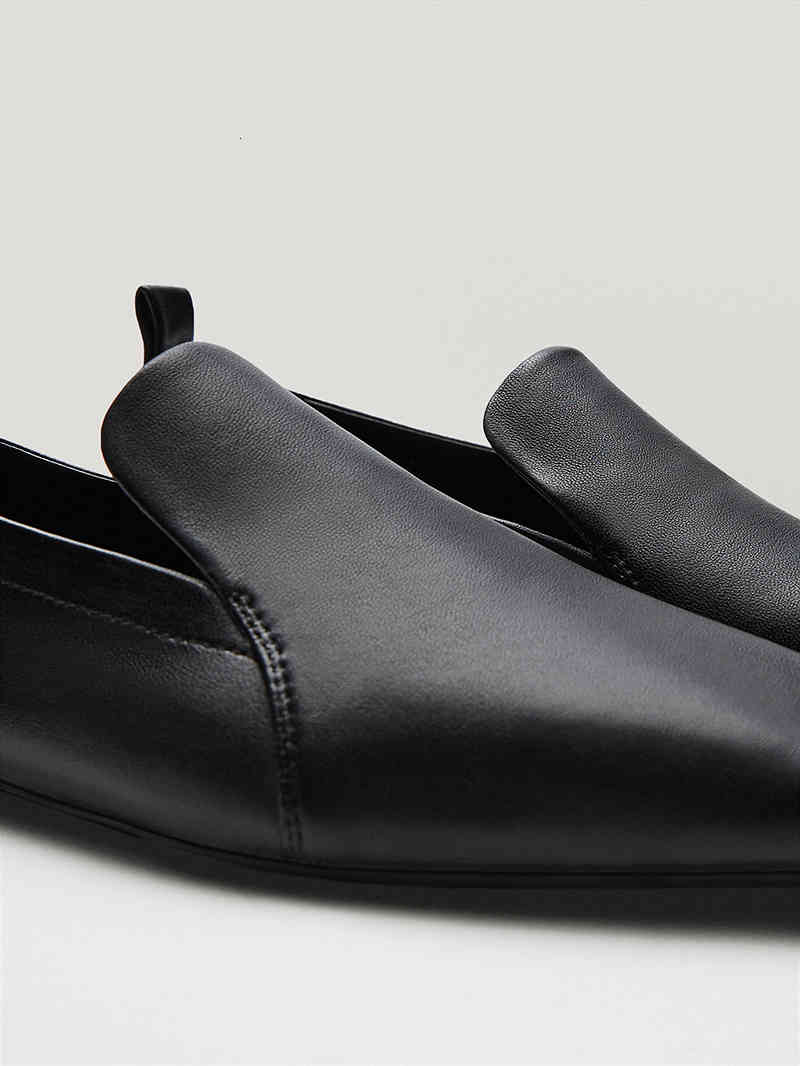 Dress Shoes Strained British style office lady vintage fashion square toe genuine leather slip in women's shoes woman flat G6QS, Black
Dress Shoes Strained British style office lady vintage fashion square toe genuine leather slip in women's shoes woman flat G6QS, Black