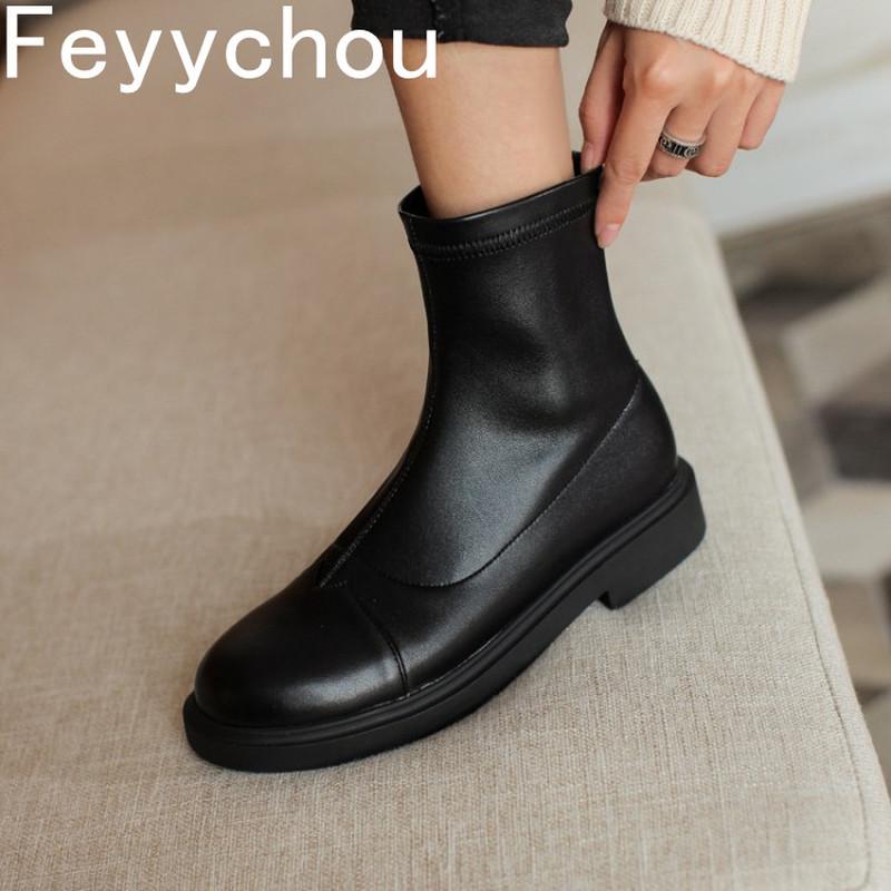 Boots Women's Autumn Winter Low Heel Pu Ankle Stretch Square Platform Round Toe Slip On 2021 Sexy Office Lady Black
Boots Women's Autumn Winter Low Heel Pu Ankle Stretch Square Platform Round Toe Slip On 2021 Sexy Office Lady Black