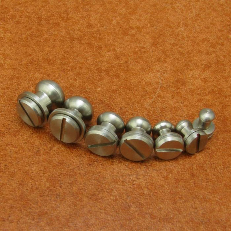 wallet bag Chicago screw belt Rivet Decorative nails Pacifier head monk diy handmade leather handbag key case hardware part