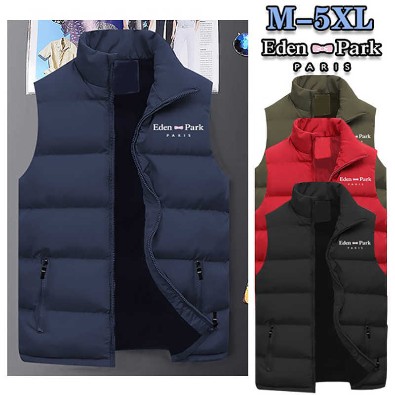 Men's Autumn and Winter Jacket Vest Stand-up Collar Solid Color Cotton Sleeveless Vest Duck Down Eden Jacket (M-5XL) H0823, Black
Men's Autumn and Winter Jacket Vest Stand-up Collar Solid Color Cotton Sleeveless Vest Duck Down Eden Jacket (M-5XL) H0823, Black