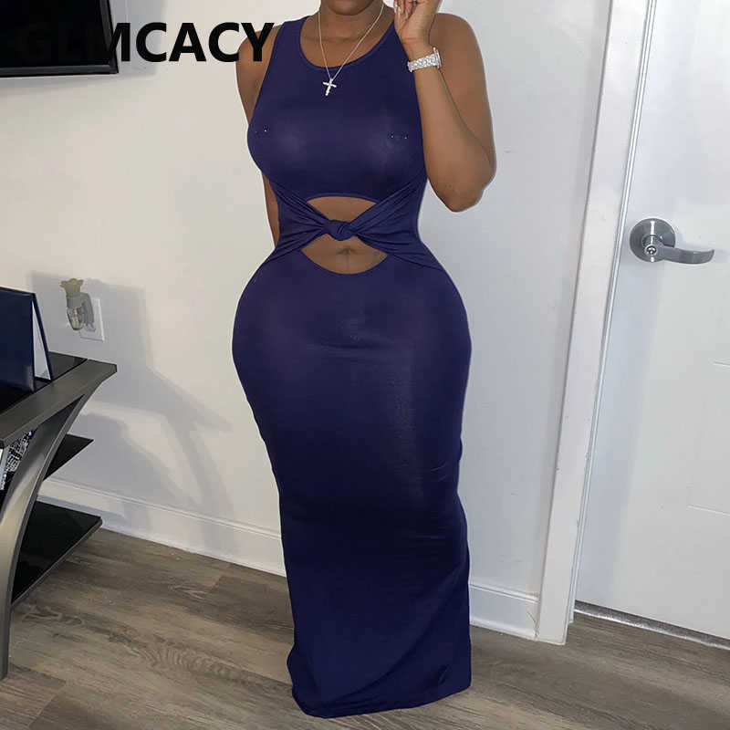 Women Casual Sleeveless Solid Maxi Dress Classy Church Party Dress Evening Long Vestidos Robe 210630