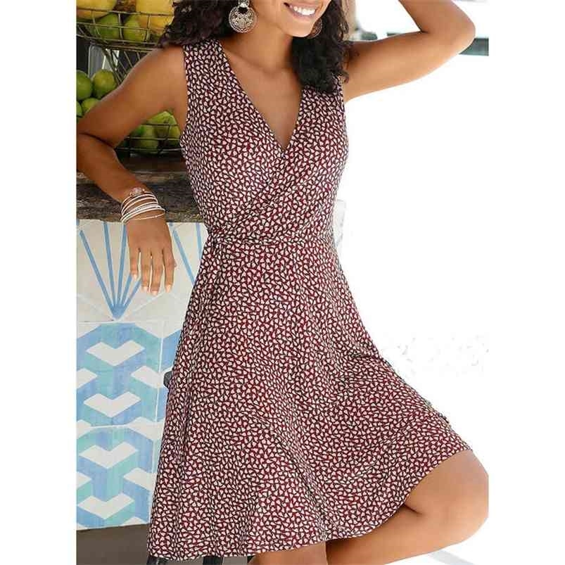 Summer Women's Casual Polka Dot Dress Fashion Sexy V-Neck Sleeveless Bandage Beach Bohemian Dresses For Woman Plus Size Clothes 210701, Green
Summer Women's Casual Polka Dot Dress Fashion Sexy V-Neck Sleeveless Bandage Beach Bohemian Dresses For Woman Plus Size Clothes 210701, Green
