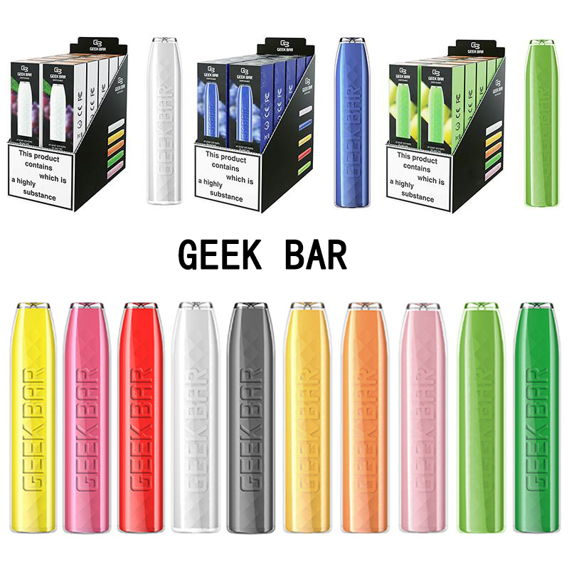 Wholesale GEEK BAR Disposable Electronic Cigarettes Vape Pod Cartridge 500mAh Battery 2.4mL Pre-Filled Vapes Pods Stick Puff Plus Portable Vaporizer
Wholesale GEEK BAR Disposable Electronic Cigarettes Vape Pod Cartridge 500mAh Battery 2.4mL Pre-Filled Vapes Pods Stick Puff Plus Portable Vaporizer