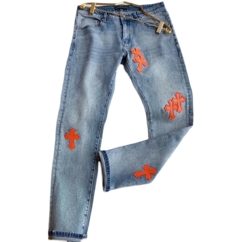 Spring Chrome-Hearts 2021 Chaokeluoxin and Summer New Personalized Classic Trend Versatile Young Favorite Cross Jeans MH07, Black
Spring Chrome-Hearts 2021 Chaokeluoxin and Summer New Personalized Classic Trend Versatile Young Favorite Cross Jeans MH07, Black