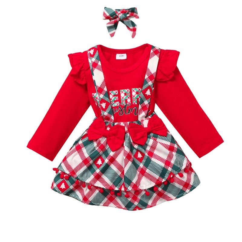 Clothing Sets 0-18m Baby Girl Three Piece Christmas Suit Print Long Sleeve Romper And Bow Suspender Skirt & Headband Infant Girls Xmas Set, White
Clothing Sets 0-18m Baby Girl Three Piece Christmas Suit Print Long Sleeve Romper And Bow Suspender Skirt & Headband Infant Girls Xmas Set, White