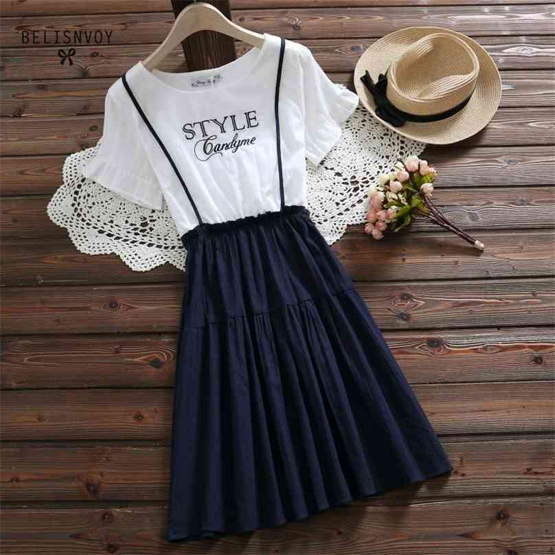 Preppy Style Summer Women Cute Dress Letter Patchwork Short Sleeve Femininos Vestidos Cotton Linen Casual Loose 210520, Pink
Preppy Style Summer Women Cute Dress Letter Patchwork Short Sleeve Femininos Vestidos Cotton Linen Casual Loose 210520, Pink