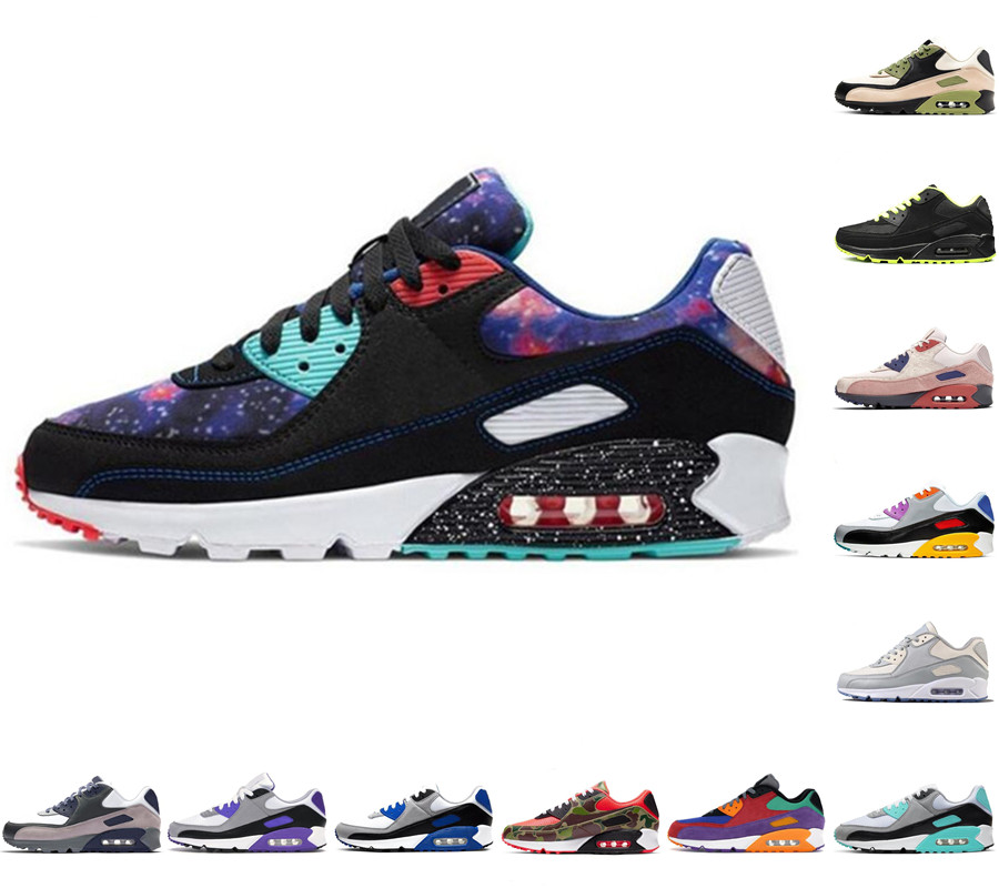 

Fashion 90 men women running shoes 90s Lahar Escape Reverse Duck Camo air mens designer sneakers Supernova Hyper Grape CNY Triple Black white trainer, Original shoe box