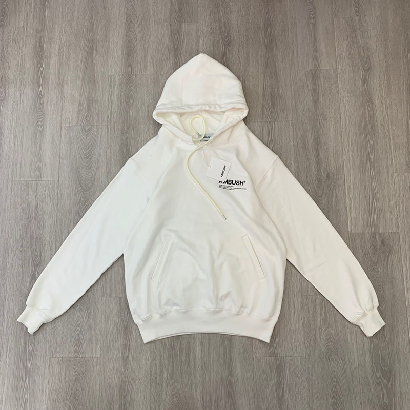 New Simple AMBUSH Hoodie Men Women Classic Casual Solid Black White Sweatshirts Couple Lovers Ambush Pullover C0401
New Simple AMBUSH Hoodie Men Women Classic Casual Solid Black White Sweatshirts Couple Lovers Ambush Pullover C0401