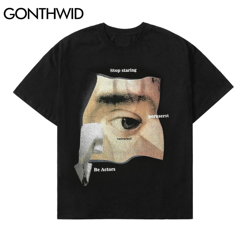 Tees Hip Hop Graffiti Letter Eye Tshirts Harajuku Streetwear T-Shirts Men Fashion Summer Short Sleeve Cotton Loose Tops 210602, White
Tees Hip Hop Graffiti Letter Eye Tshirts Harajuku Streetwear T-Shirts Men Fashion Summer Short Sleeve Cotton Loose Tops 210602, White