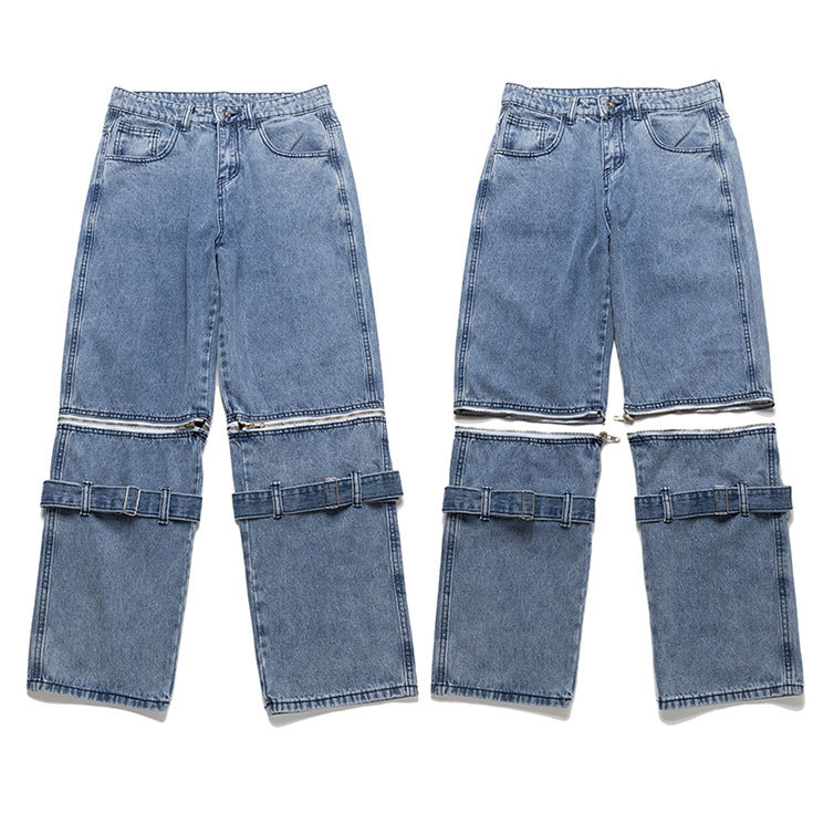 hip hop zip jeans Men Women 1 Best Quality Back Split Denim zipper Bottom Pants, Blue
hip hop zip jeans Men Women 1 Best Quality Back Split Denim zipper Bottom Pants, Blue
