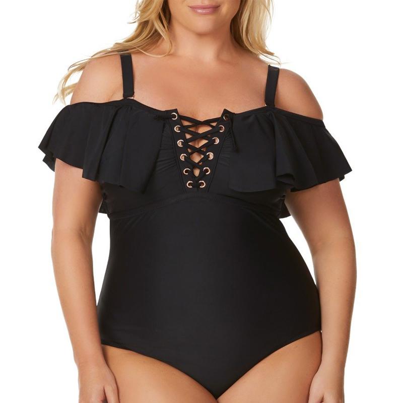 Ruffles Off Shoulder Women Swimwear Sexy Cross Bandage High Wiast Swimsuit Padded Adjustable Beachwear Monokini Female ~4XL One-Piece Suit
Ruffles Off Shoulder Women Swimwear Sexy Cross Bandage High Wiast Swimsuit Padded Adjustable Beachwear Monokini Female ~4XL One-Piece Suit