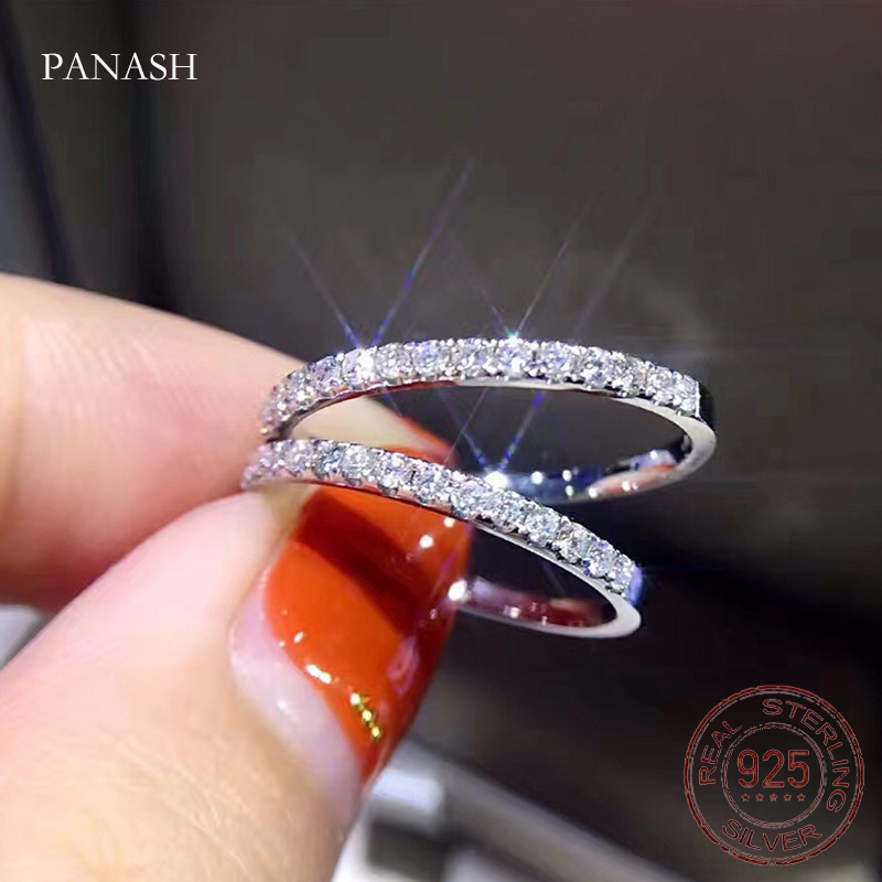 Original Silver 925 Ring 2mm Micro Zircon Finger Stacking Rings Engagement Wedding Band Dainty Gift for Women JZ002
Original Silver 925 Ring 2mm Micro Zircon Finger Stacking Rings Engagement Wedding Band Dainty Gift for Women JZ002