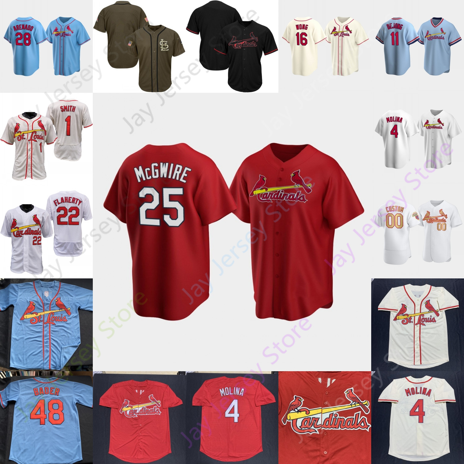 2021 Baseball Jersey Lou Brock Gibson McGee Boyer Bottomley Carpenter Dean Edmonds Herzog Hornsby McGwire Rolen Schoendienst Slaughter Simmons Sutter Torre, New player's versions grey
2021 Baseball Jersey Lou Brock Gibson McGee Boyer Bottomley Carpenter Dean Edmonds Herzog Hornsby McGwire Rolen Schoendienst Slaughter Simmons Sutter Torre, New player's versions grey