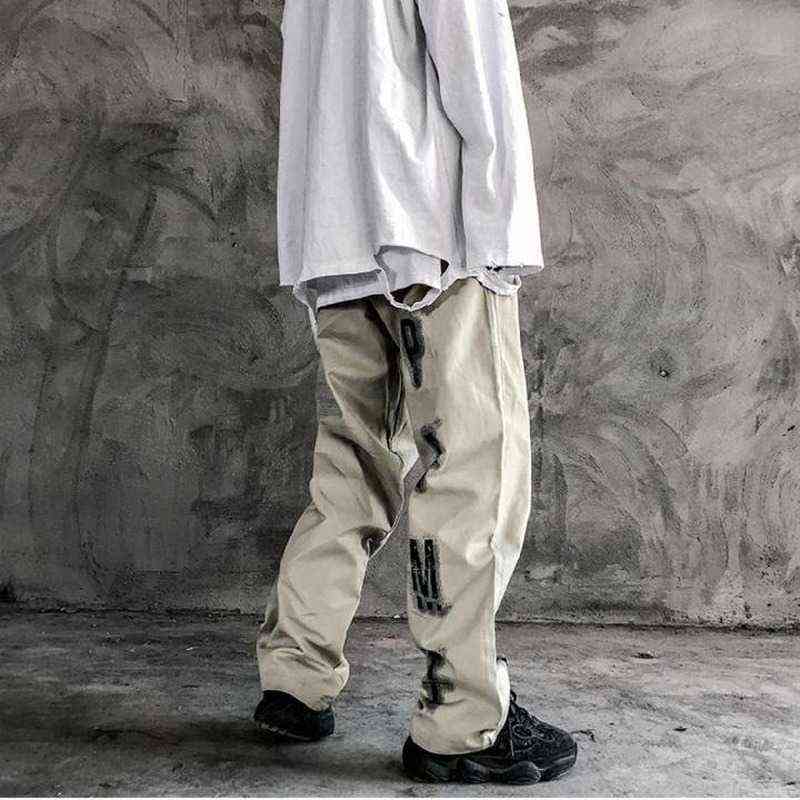 QWEEK Oversized Mall Goth Pants Grunge Aesthetic Punk Wide Leg Women Streetwear Graffiti High Waist Trousers 211124