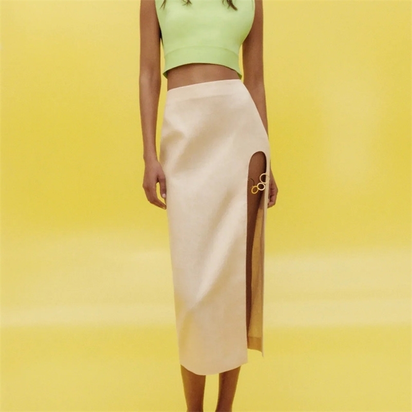 Women long skirts Solid colored pork openwork asymmetric skirt high waist Slim female summer bottoms 210524, Ivory
Women long skirts Solid colored pork openwork asymmetric skirt high waist Slim female summer bottoms 210524, Ivory
