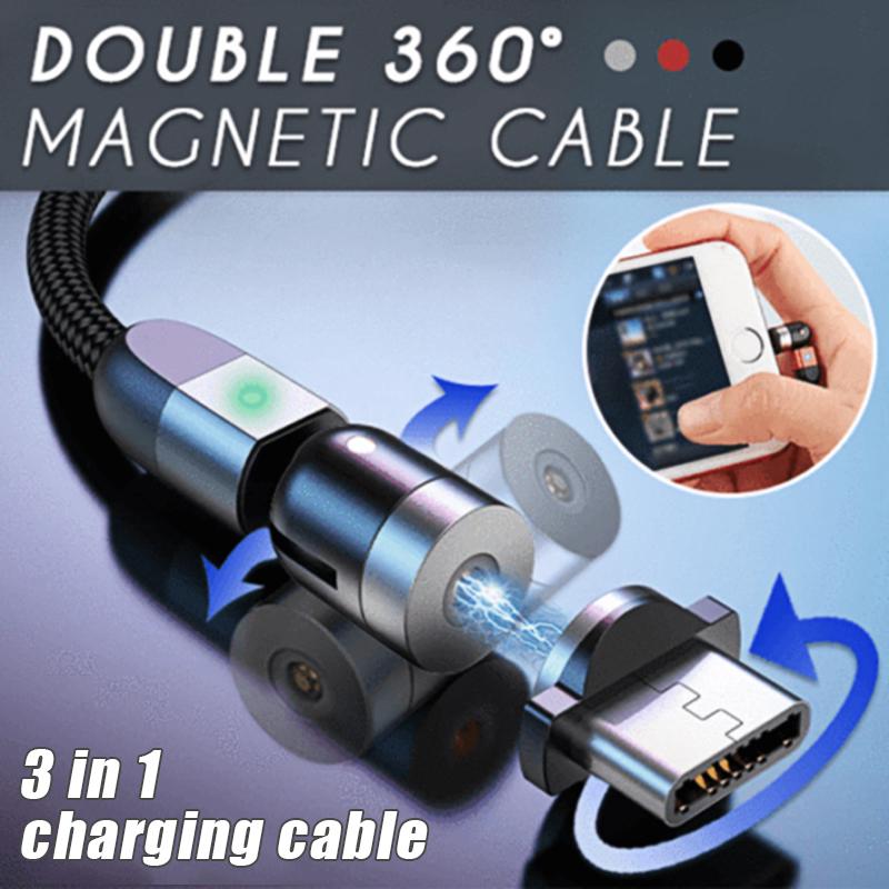 Video Cables & Connectors Double 360degree Magnetic Cable For Cell Phone Smartphone Charging 3-in-1 NC99
Video Cables & Connectors Double 360degree Magnetic Cable For Cell Phone Smartphone Charging 3-in-1 NC99