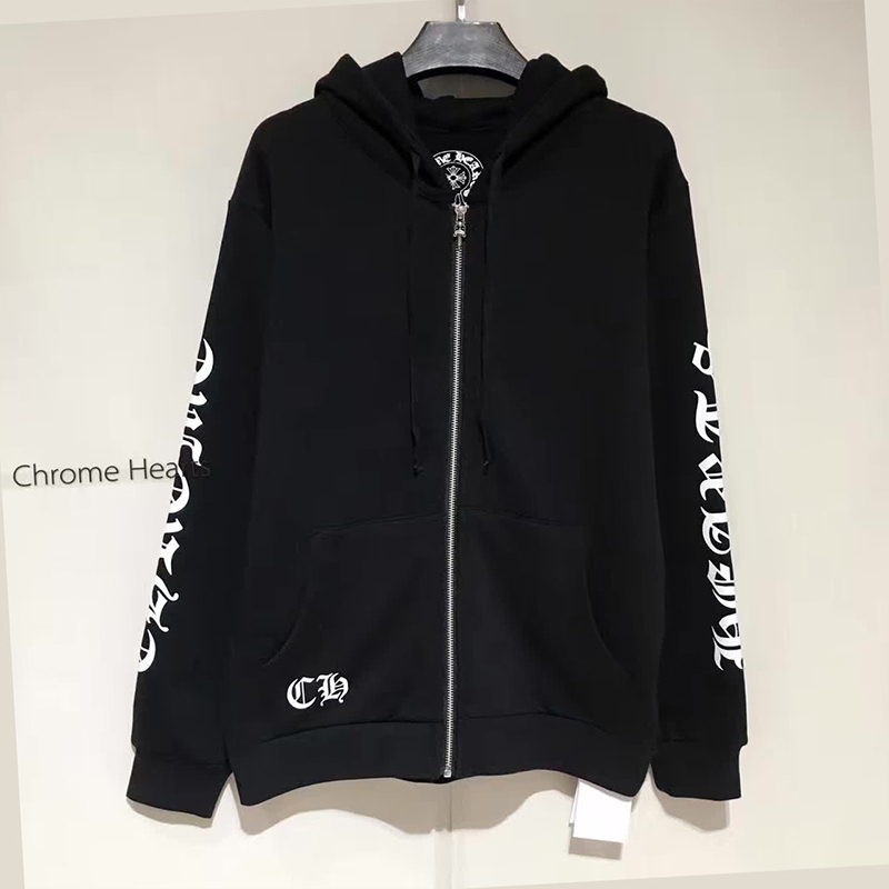 Hearts/chrome Fashion Brand Spring New Thin Coat Hooded Sweater Women's Horseshoe Print Cardigan Men's Loose and Versatile Coat, Black
Hearts/chrome Fashion Brand Spring New Thin Coat Hooded Sweater Women's Horseshoe Print Cardigan Men's Loose and Versatile Coat, Black