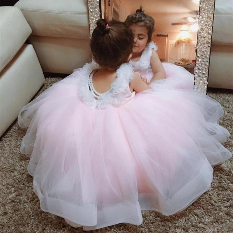 Girl's Dresses Pearls Flower Girl Backless Ball Gown Tulle Little Pageant Wedding First Communion Gowns For Kids, Red;yellow
Girl's Dresses Pearls Flower Girl Backless Ball Gown Tulle Little Pageant Wedding First Communion Gowns For Kids, Red;yellow