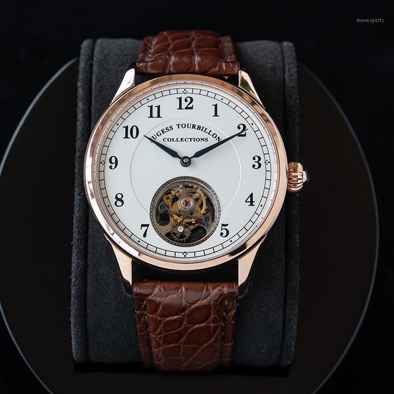 Mens Mechanical Tourbillon Watch Luxury Sapphire Alligator Strap ST8000 Seagull Movement Man Wristwatch Watches 50m Waterproof Wristwatches, Beige and brown
Mens Mechanical Tourbillon Watch Luxury Sapphire Alligator Strap ST8000 Seagull Movement Man Wristwatch Watches 50m Waterproof Wristwatches, Beige and brown