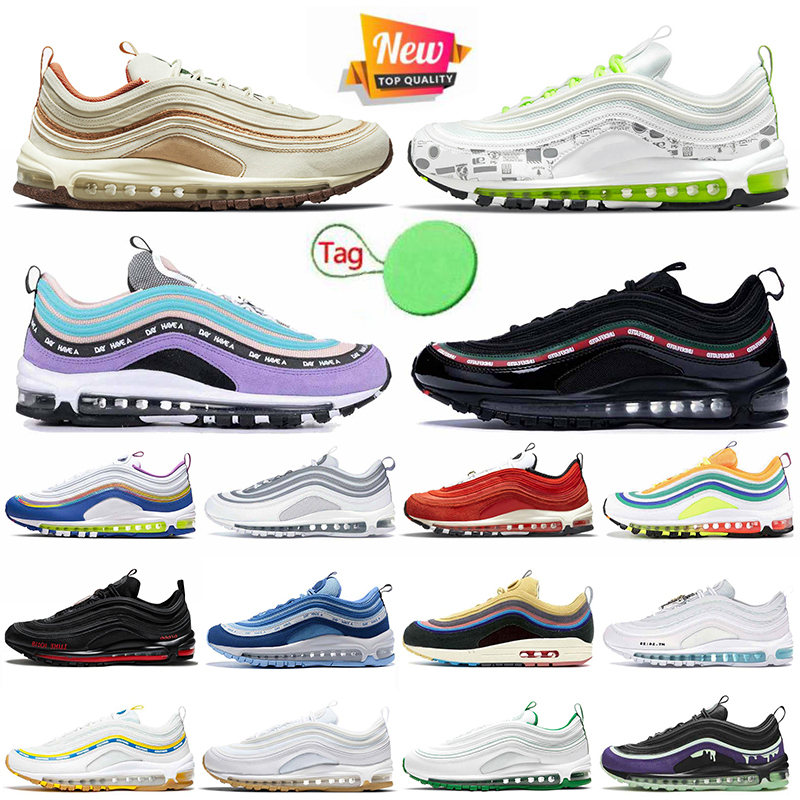 2021 cushion 97s running shoes for womens mens Big Size 12 Undefeated Black Cork South Beach Sean Wotherspoon OG Stan MSCHF x INRI Jesus spo
2021 cushion 97s running shoes for womens mens Big Size 12 Undefeated Black Cork South Beach Sean Wotherspoon OG Stan MSCHF x INRI Jesus spo