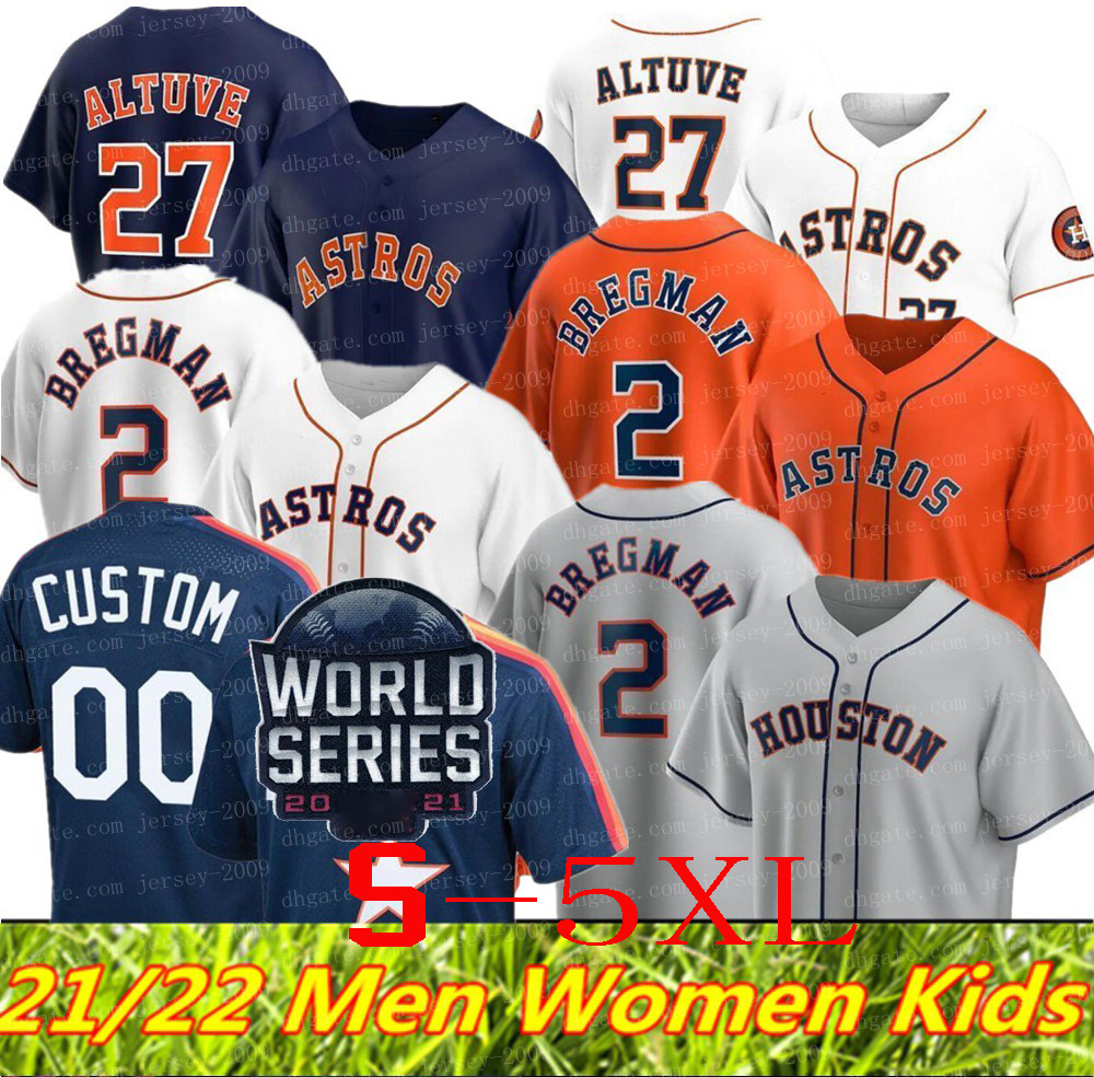2021 World Series Houston Men Women kids Jersey 27 Jose Altuve 34 Nolan Ryan George Springer Michael Brantley Yuli Gurriel Alex Bregman Baseball jerseys 01, Youth s-xl 
2021 World Series Houston Men Women kids Jersey 27 Jose Altuve 34 Nolan Ryan George Springer Michael Brantley Yuli Gurriel Alex Bregman Baseball jerseys 01, Youth s-xl
